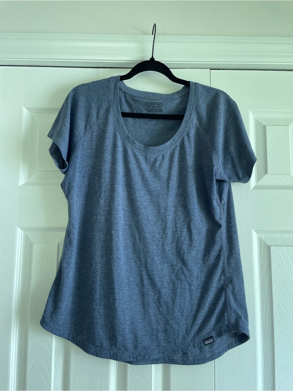 Patagonia Women's Heather Slate Scoop Neck Tee